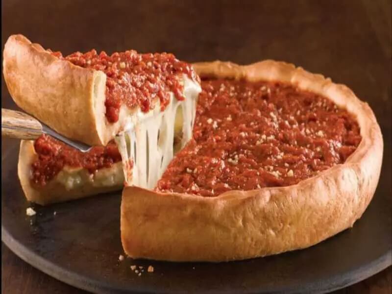 D for deep dish pizza