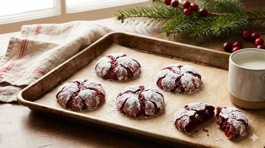Red Velvet Crinkle Cookies: The Dramatic Dessert You Need