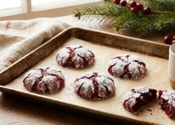 Red Velvet Crinkle Cookies: The Dramatic Dessert You Need