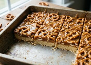 Salted Caramel Pretzel Bars