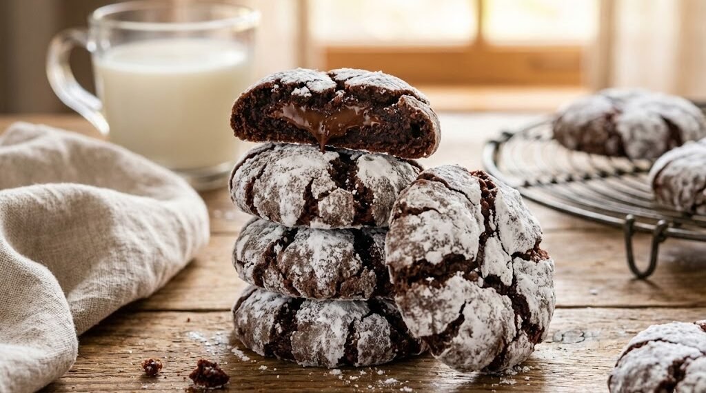 Chocolate Crinkle Cookies