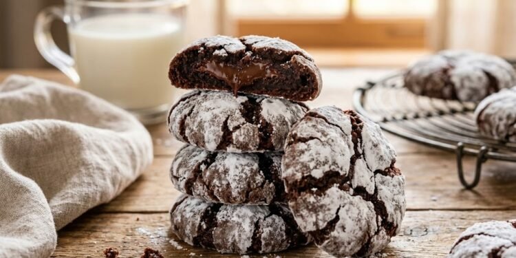 Chocolate Crinkle Cookies