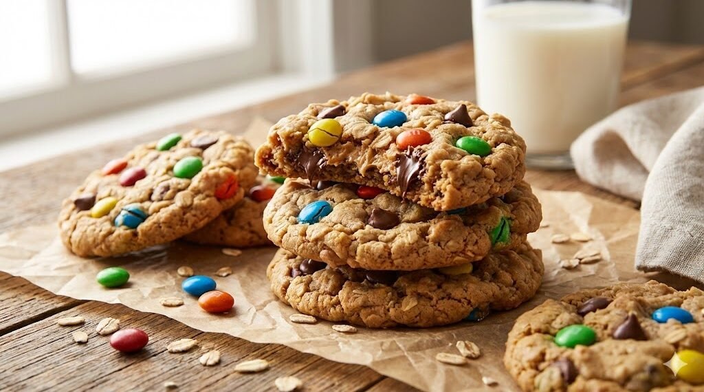 Monster Cookies Peanut Butter, Oats, M&Ms: The Kitchen Sink of Desserts