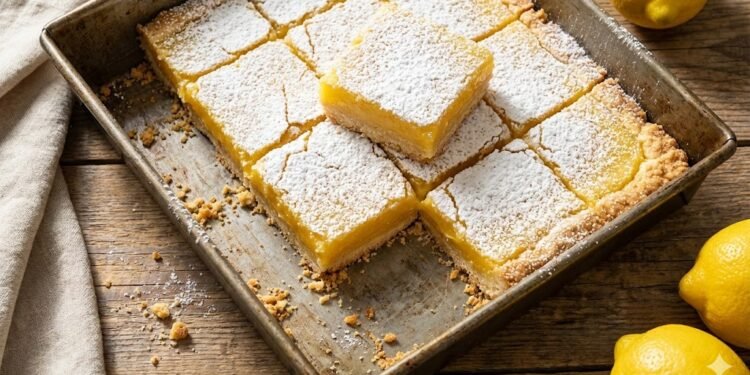 Lemon Bars with Shortbread Crust