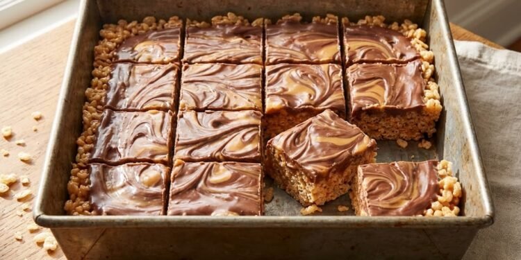Scotcheroos (Chocolate Butterscotch Bars)