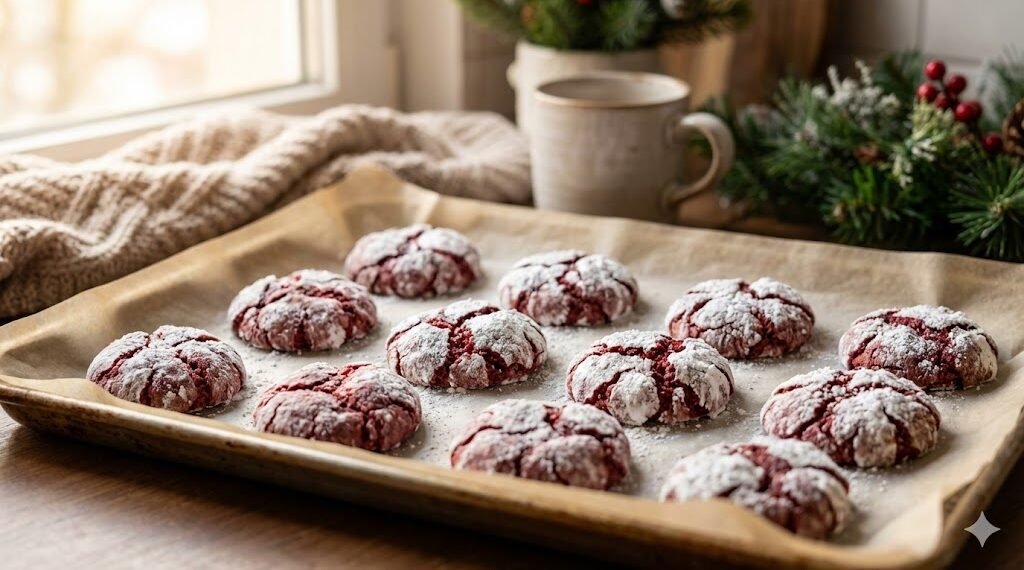 Red Velvet Crinkle Cookies: The Dramatic Diva of the Cookie Jar