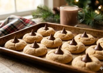 Peanut Butter Blossoms (Kiss Cookies)