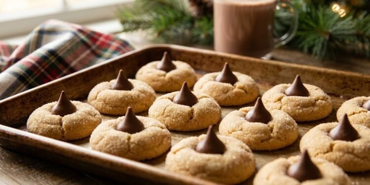 Peanut Butter Blossoms (Kiss Cookies)