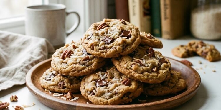 Cowboy Cookies Coconut Pecan Chocolate