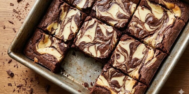 Cheesecake Swirl Brownie Bars