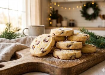 Cranberry Orange Shortbread