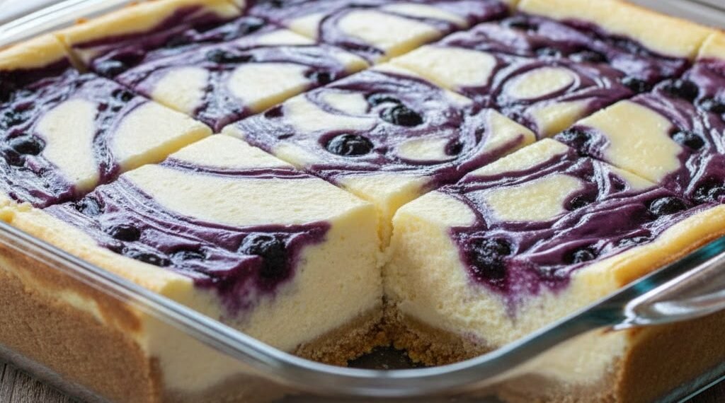 Blueberry Lemon Cheesecake Bars