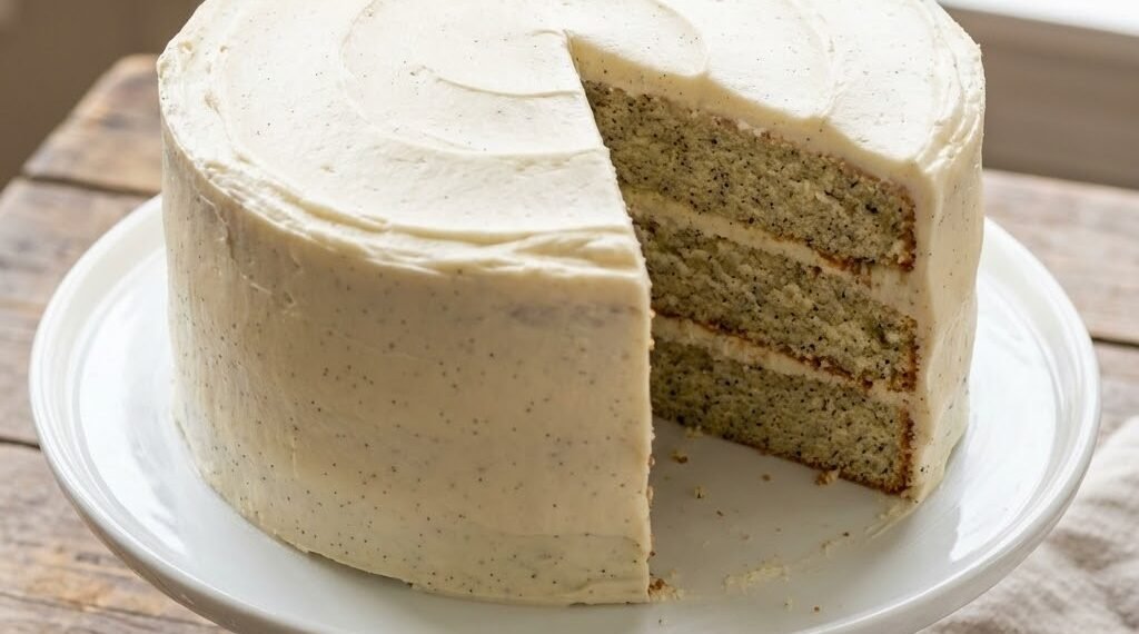 Classic Vanilla Bean Birthday Cake