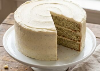 Classic Vanilla Bean Birthday Cake