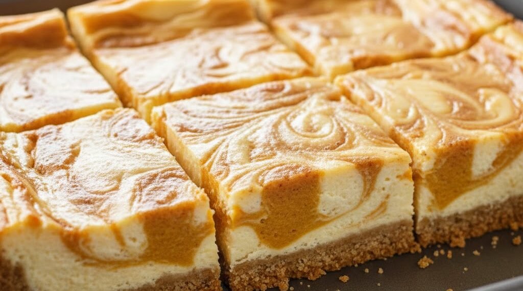 Pumpkin Cheesecake Bars