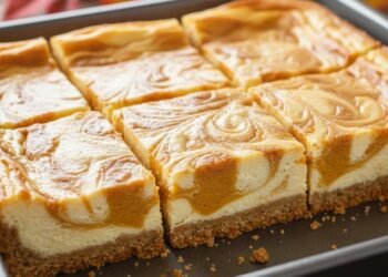 Pumpkin Cheesecake Bars