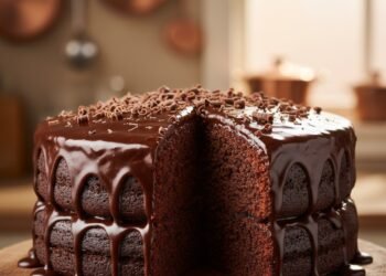 Devil’s Food Cake with Ganache