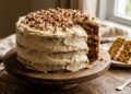 Moist Carrot Cake with Pecans