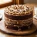 German Chocolate Cake with Coconut Pecan Filling ]