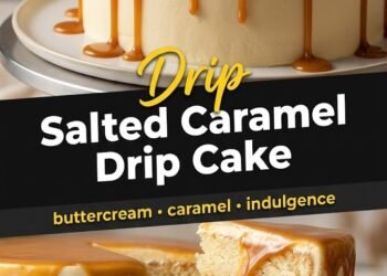 Salted Caramel Drip Cake