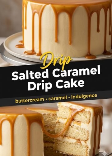 Salted Caramel Drip Cake