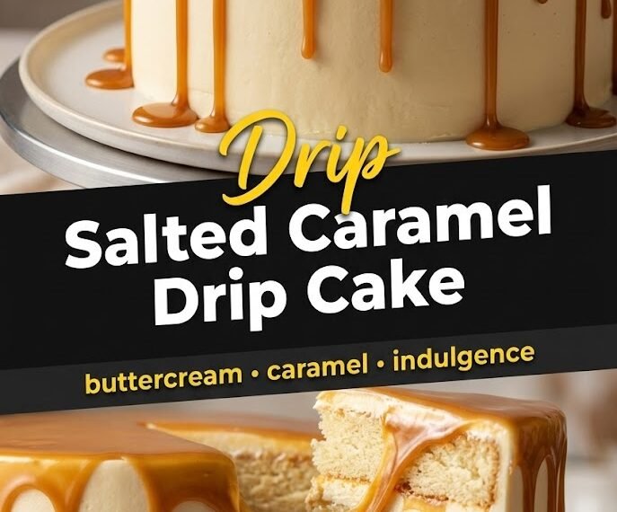 Salted Caramel Drip Cake