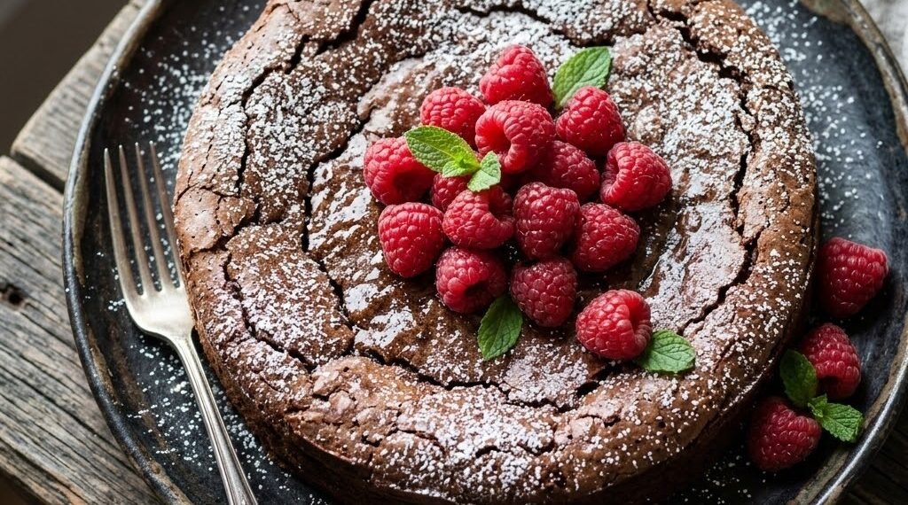 Flourless Chocolate Cake (Gluten-Free) ]