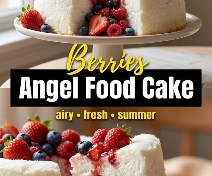 Angel Food Cake with Fresh Berries